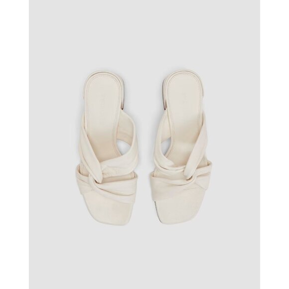 Everlane The Day Twist Heels in Canvas 6 New Womens High Heels Sandals - Picture 5 of 13